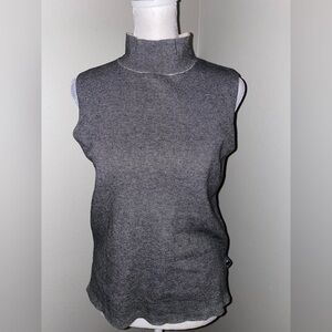 Mock turtleneck tank top